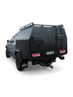 1200mm Aluminum Canopy - Black  1800mm W x 850mm H x 1200mm L - Image 4