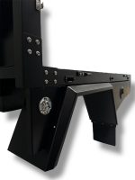 Aluminum Tray 1730mm w/Headboard - Black  Tray Dimensions - 1650mm L x 1800mm W x 850mm H - Image 7