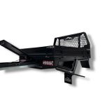 Aluminum Tray 1730mm w/Headboard - Black  Tray Dimensions - 1650mm L x 1800mm W x 850mm H