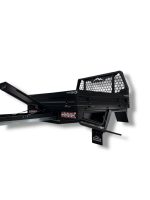 Aluminum Tray 1730mm w/Headboard - Black  Tray Dimensions - 1650mm L x 1800mm W x 850mm H