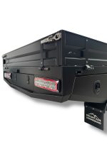 Aluminum Tray 1730mm w/Headboard - Black  Tray Dimensions - 1650mm L x 1800mm W x 850mm H - Image 4