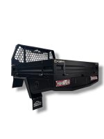 Aluminum Tray 1730mm w/Headboard - Black  Tray Dimensions - 1650mm L x 1800mm W x 850mm H - Image 10