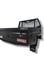 Aluminum Tray 1730mm w/Headboard - Black  Tray Dimensions - 1650mm L x 1800mm W x 850mm H - Image 16