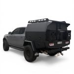 1200mm Aluminum Canopy - Black  1800mm W x 850mm H x 1200mm L