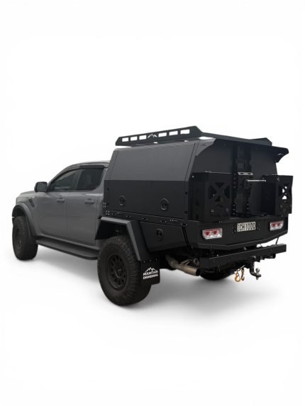 1200mm Aluminum Canopy - Black  1800mm W x 850mm H x 1200mm L